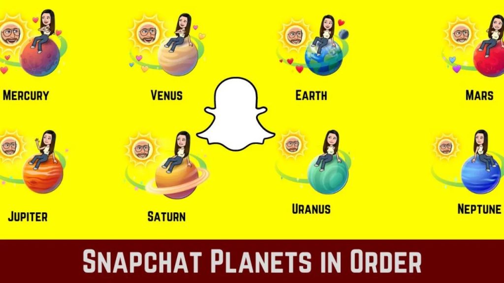 Snapchat Planets Order and Meaning Explained
